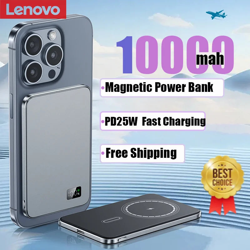 Lenovo PowerSnap 10000mAh - PD20W Magnetic Wireless Charger