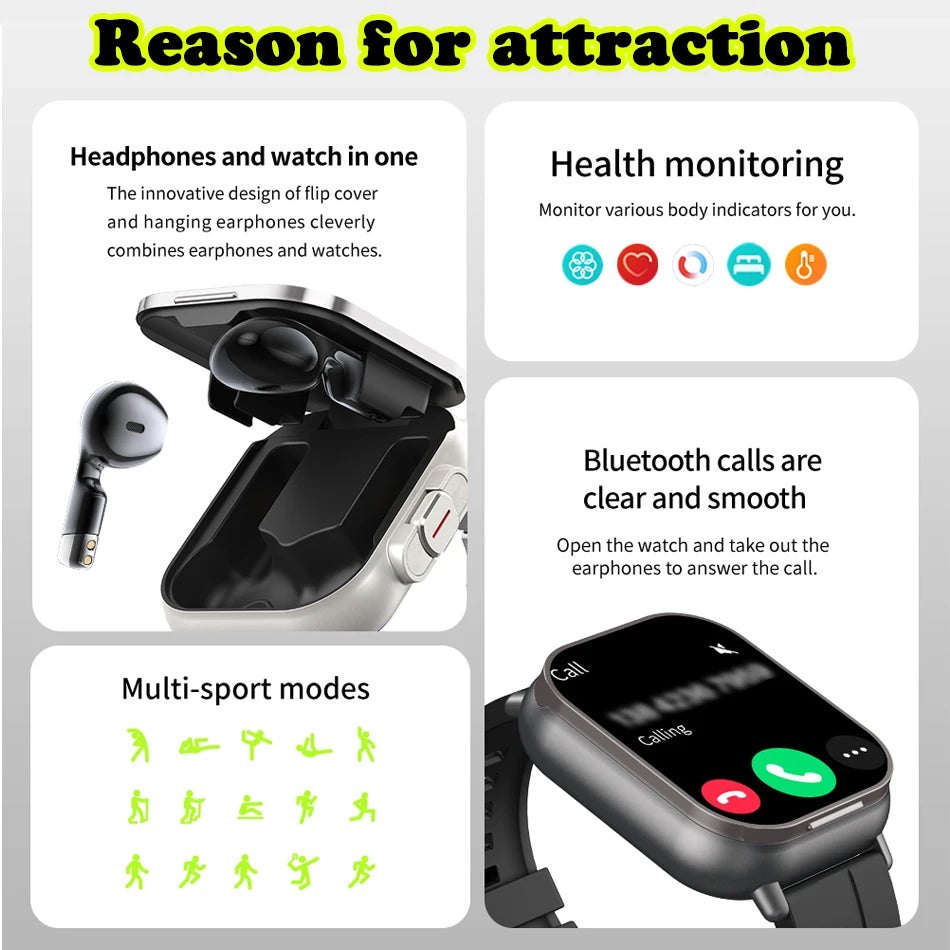 FusionX Duo: 2-in-1 Smartwatch & TWS Headset